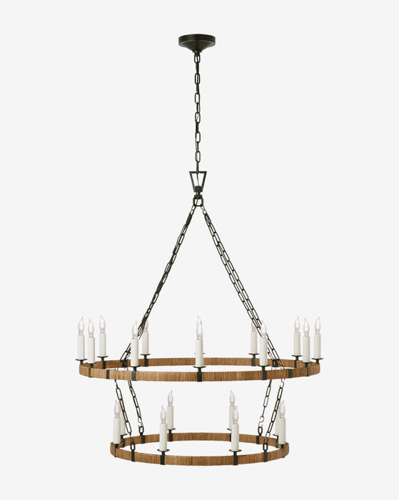 Darlana Wrapped Two-Tiered Chandelier – McGee & Co.