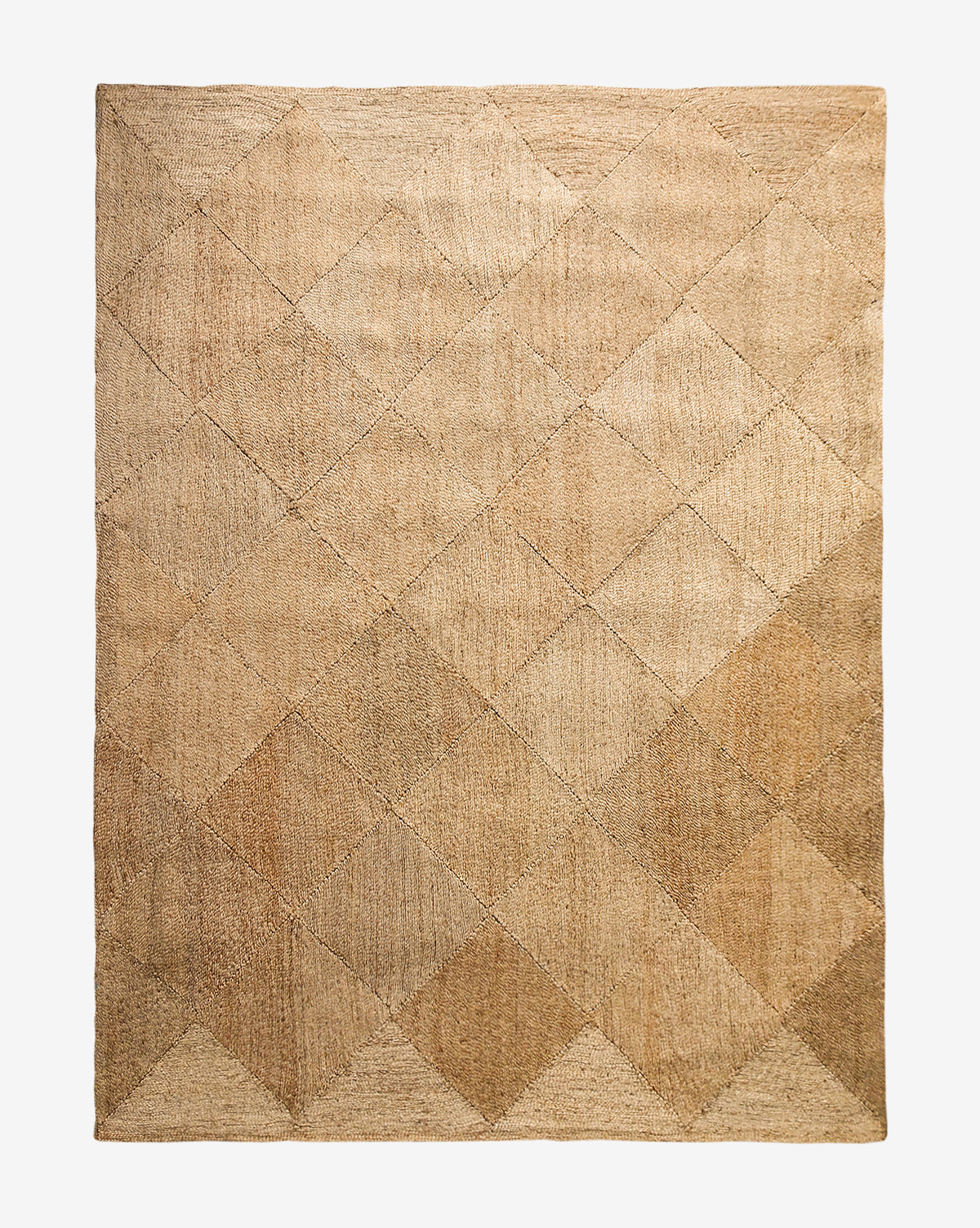 Diamond Braided Jute Rug