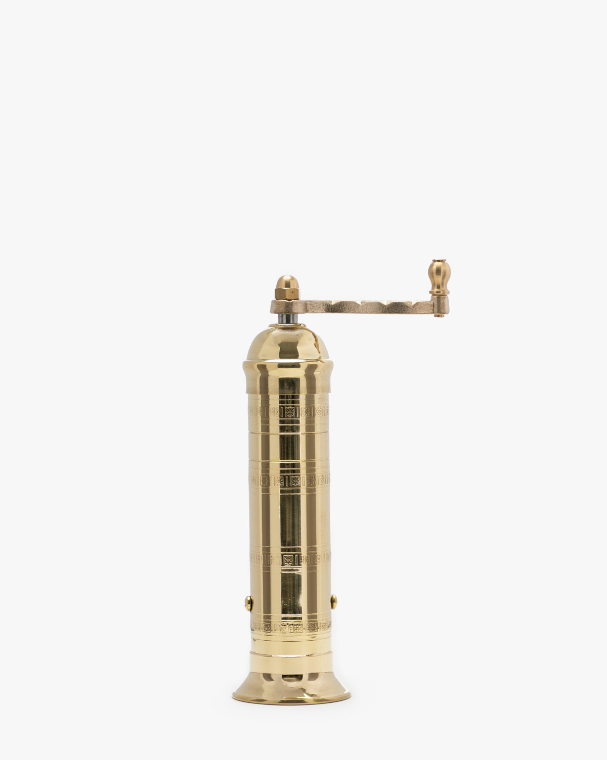 European Brass Pepper Mill