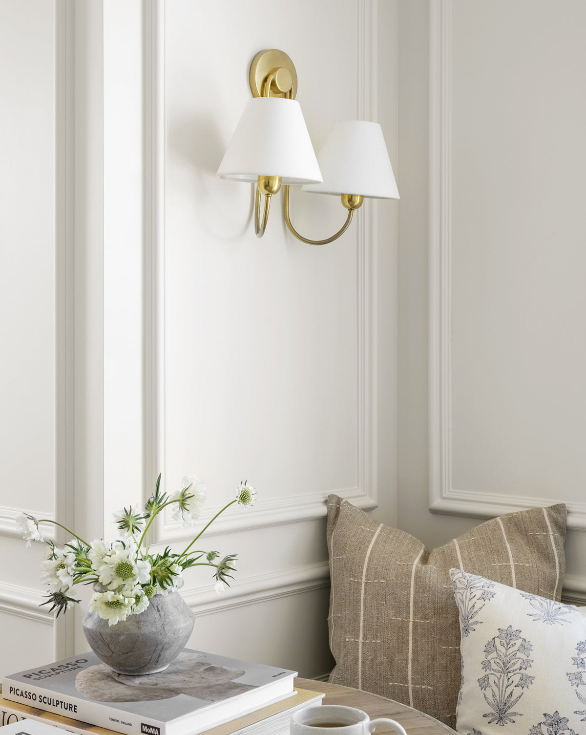 Wainwright Double Swoop Sconce