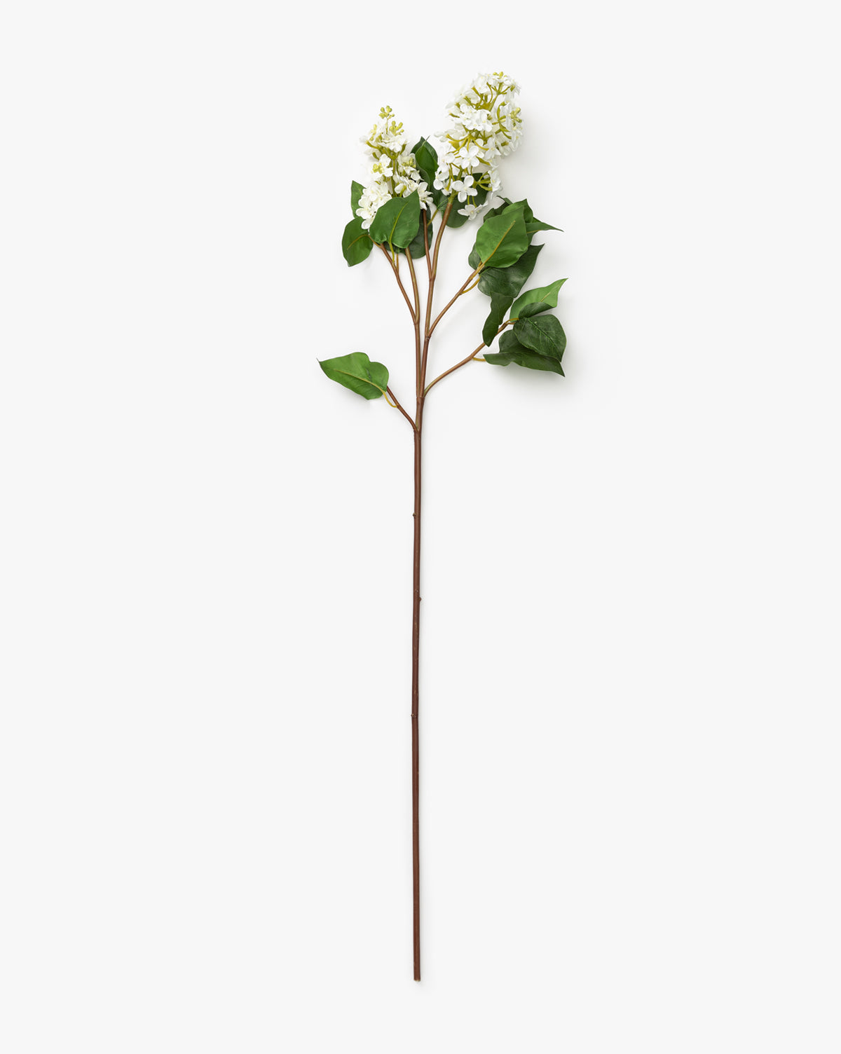 Faux White Lilac Stem