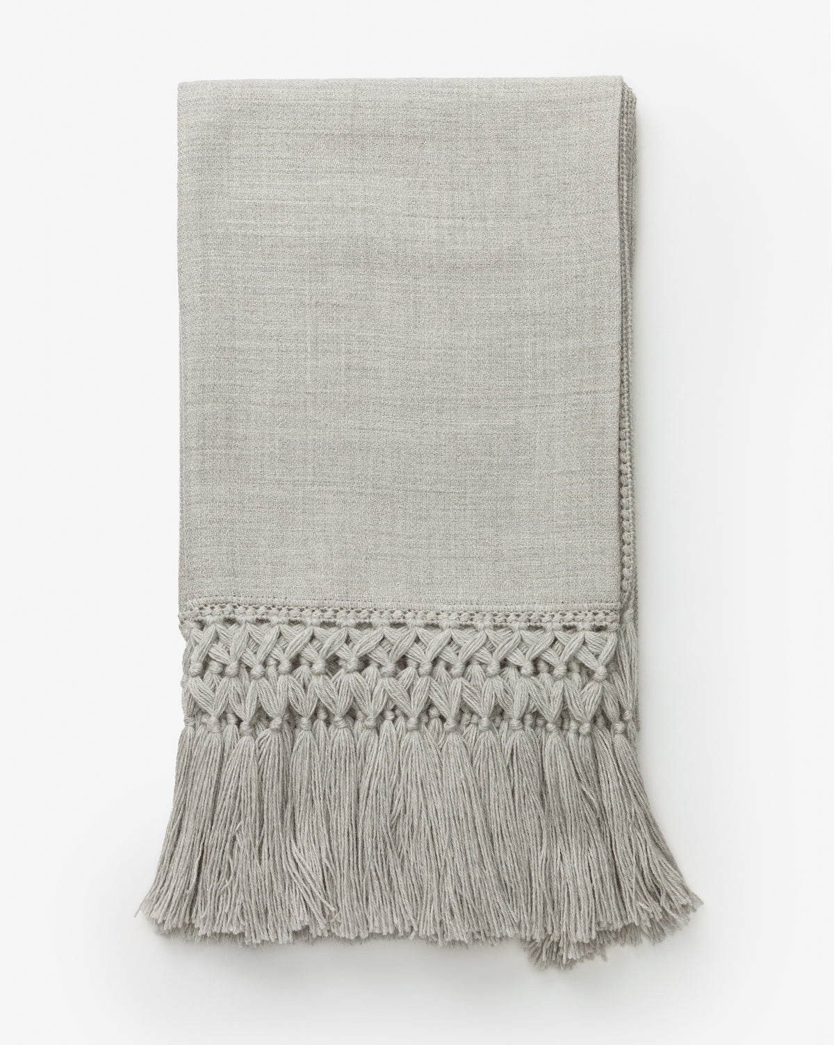 Fringed Alpaca Throw