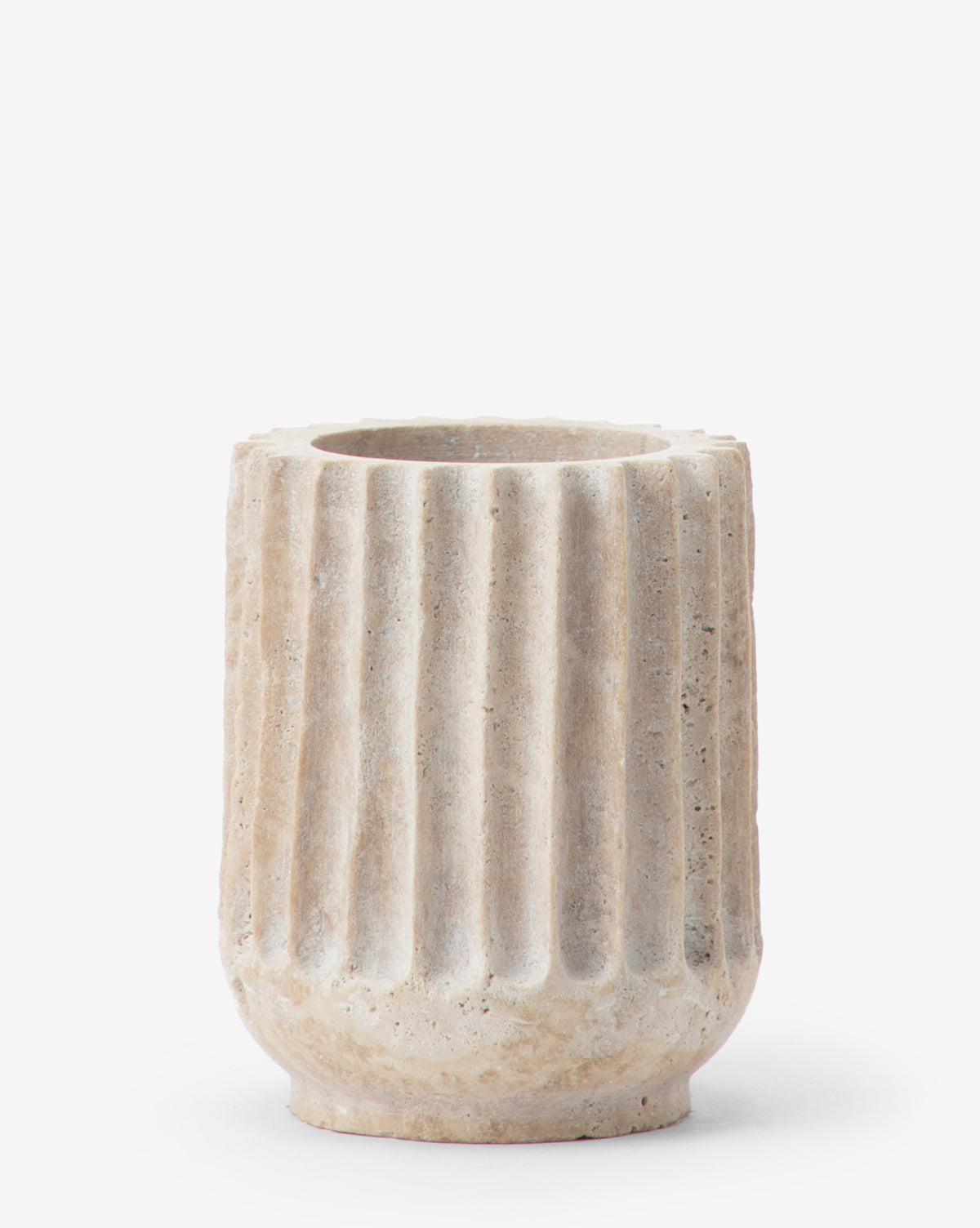 Grayson Travertine Vase