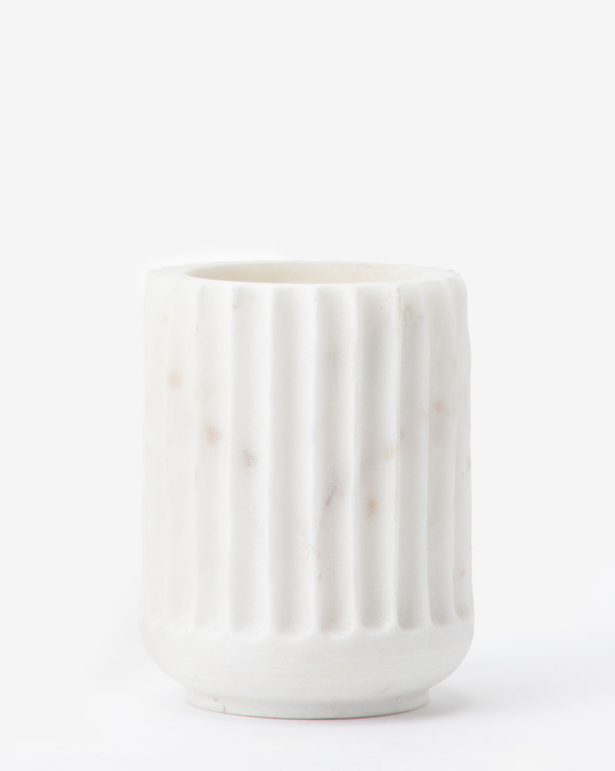 Grayson White Marble Vase