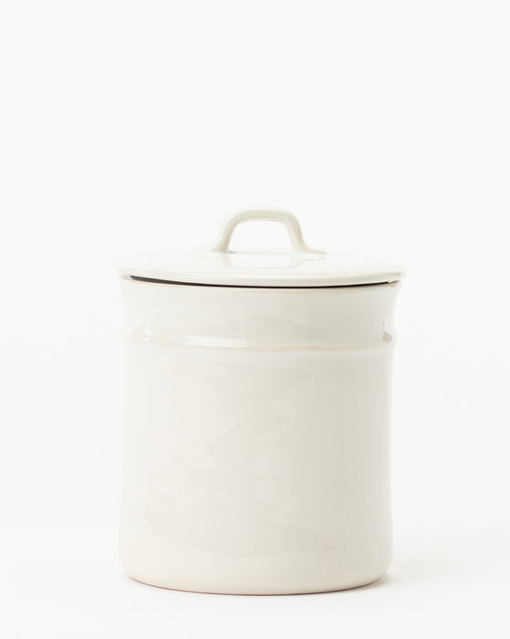 Scratch & Dent Country White Mom's Baking Co. Ceramic Cookie Jar Canister -  Things2Die4