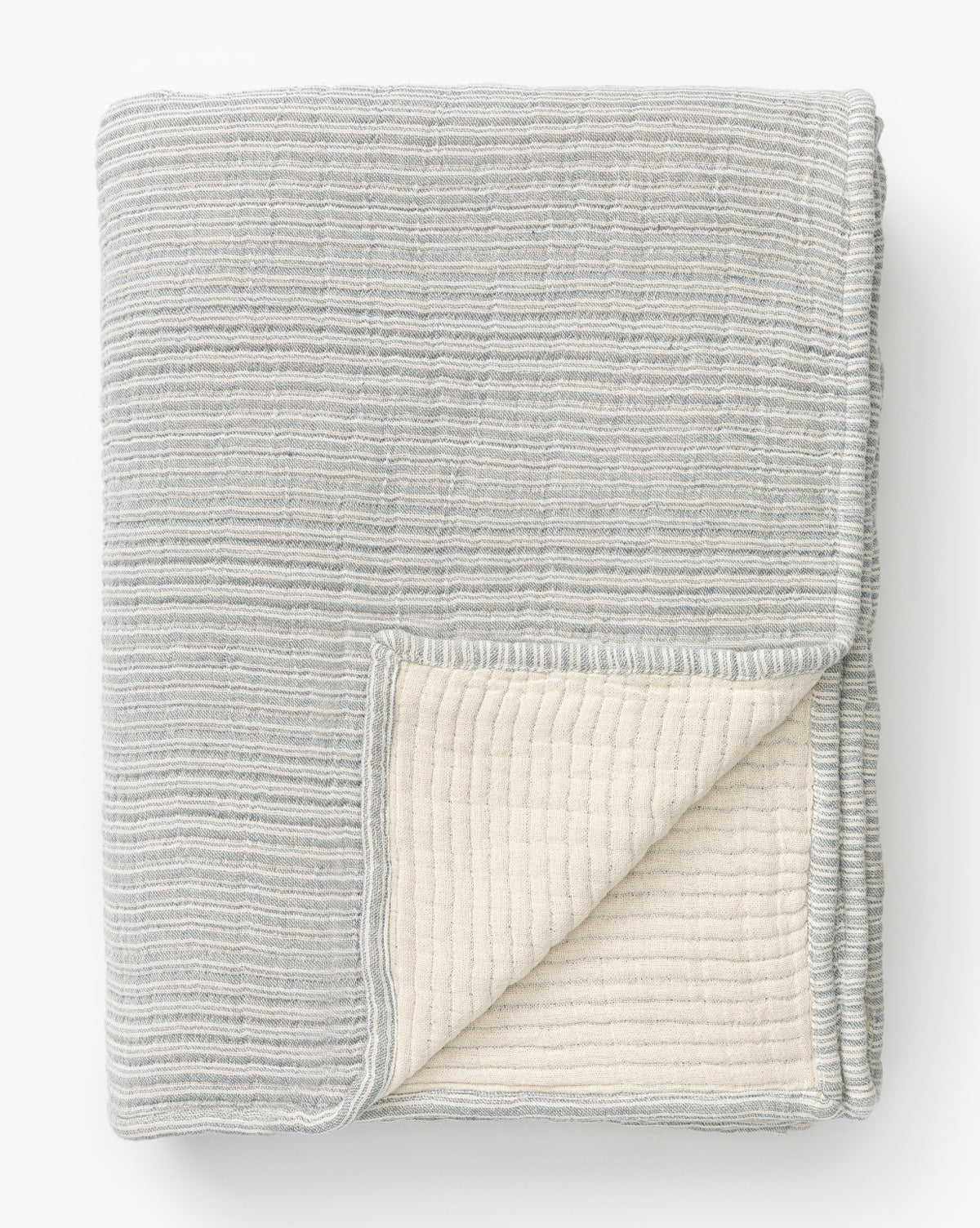 Hanson Striped Cotton Coverlet