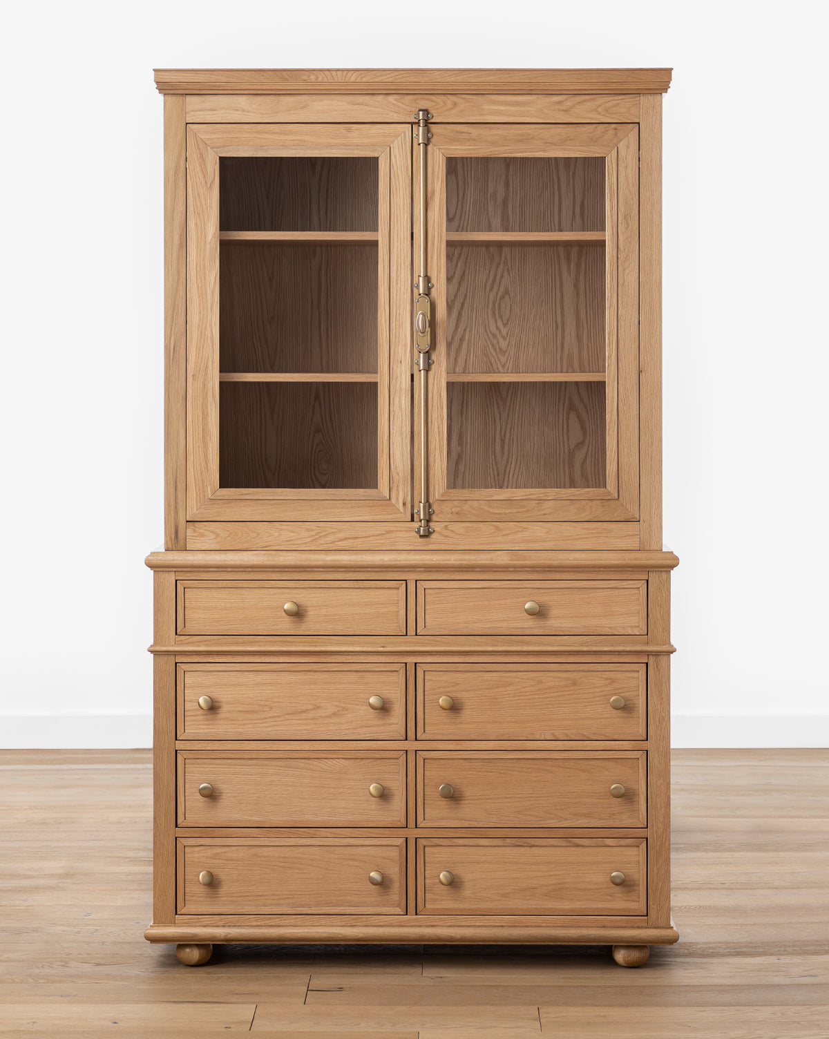 oak cabinet, wood cabinet