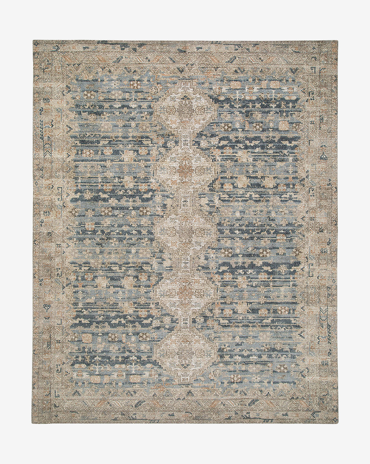 Wilshire Blue Hand-Tufted Wool Rug