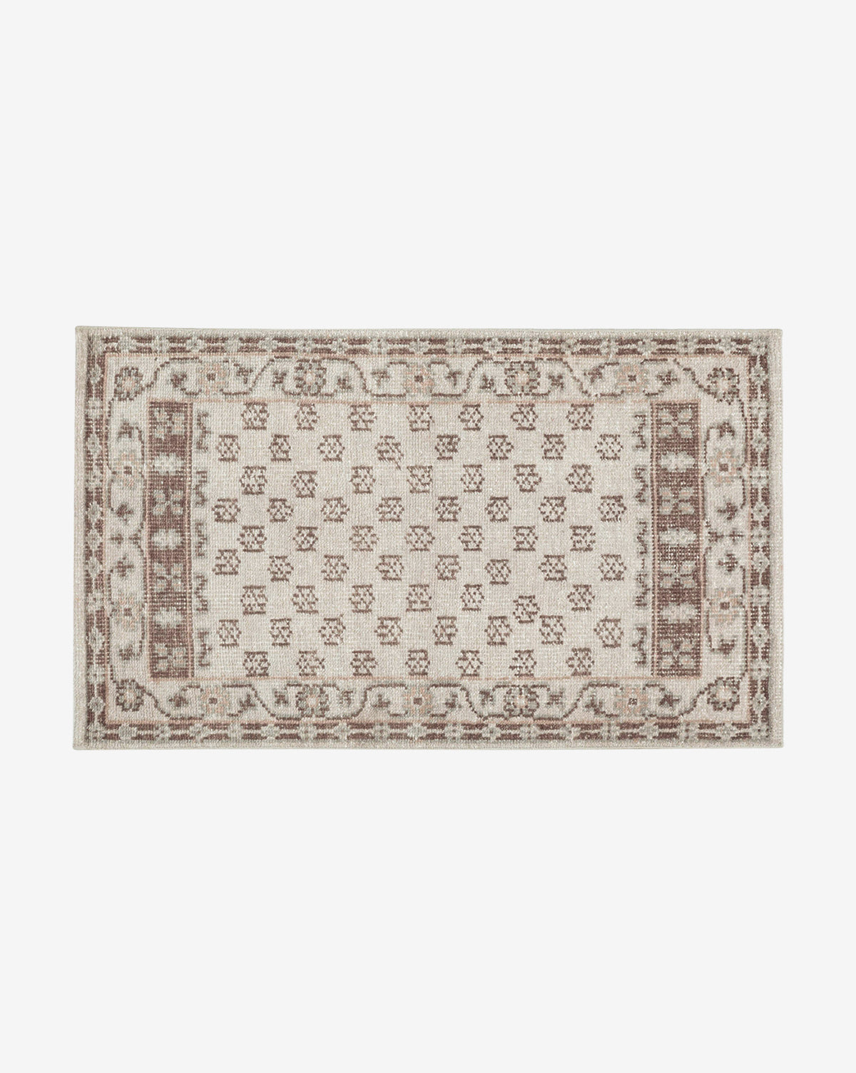 Anya Neutral Hand-Knotted Wool Rug