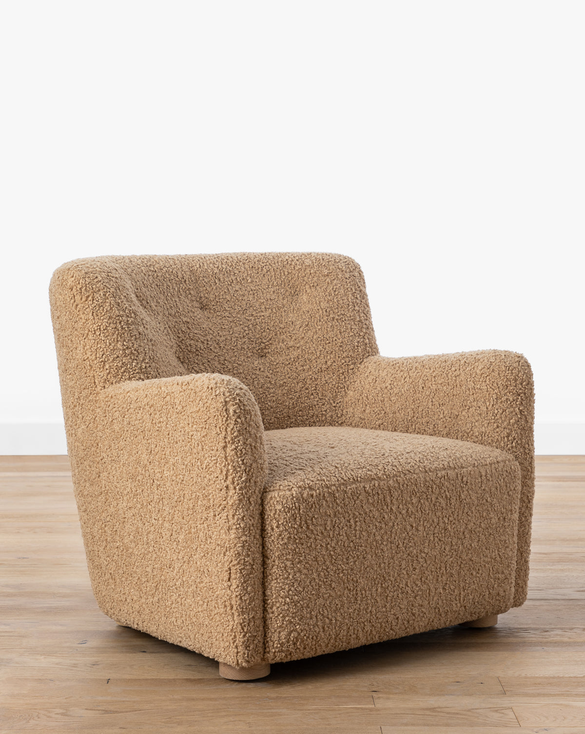 shearling chair, faux shearling chair