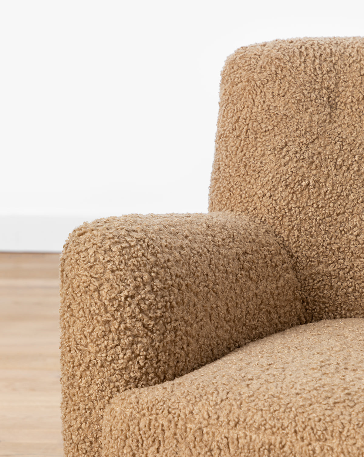 shearling chair, faux shearling chair