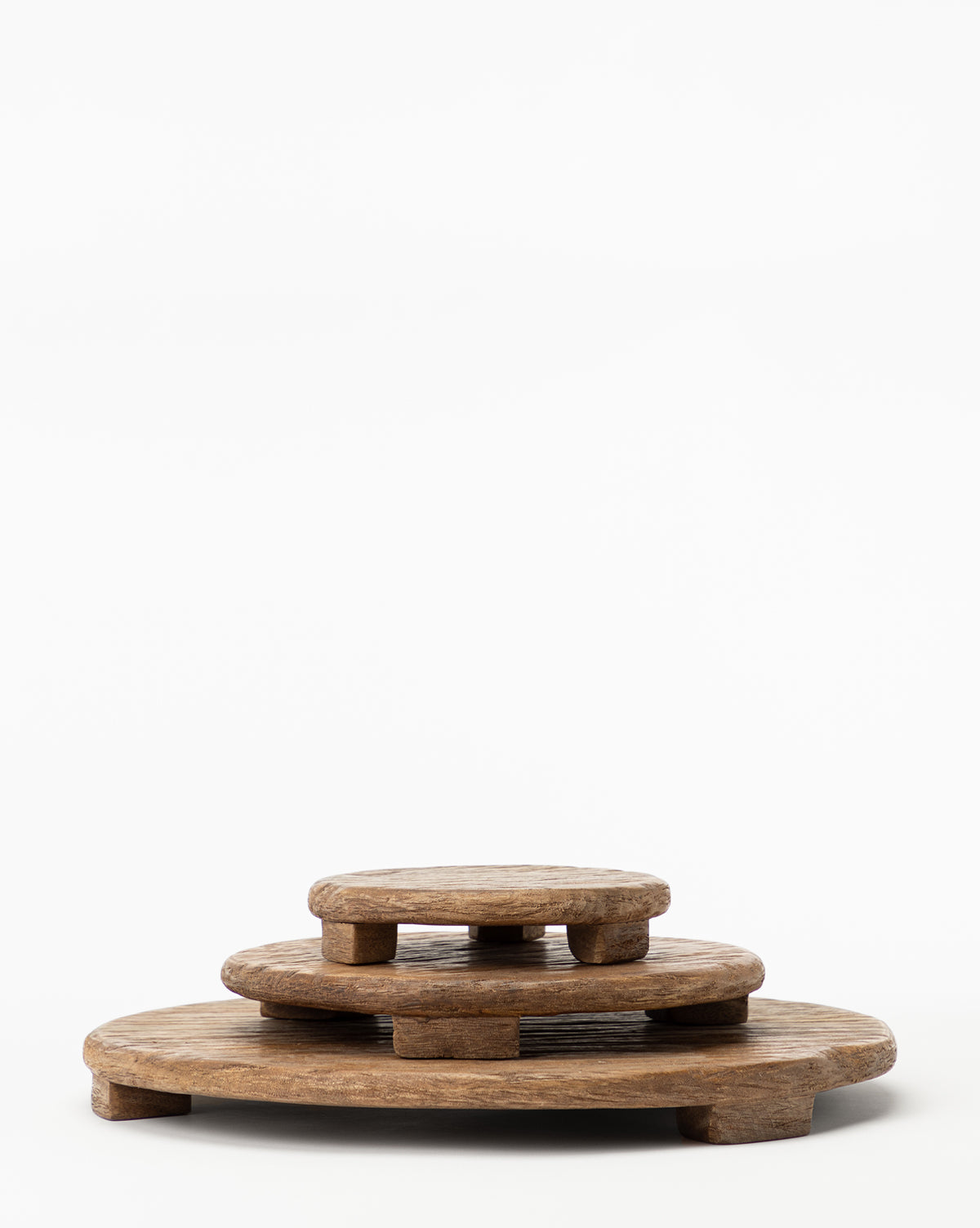 Mango Wood Carved Pedestal