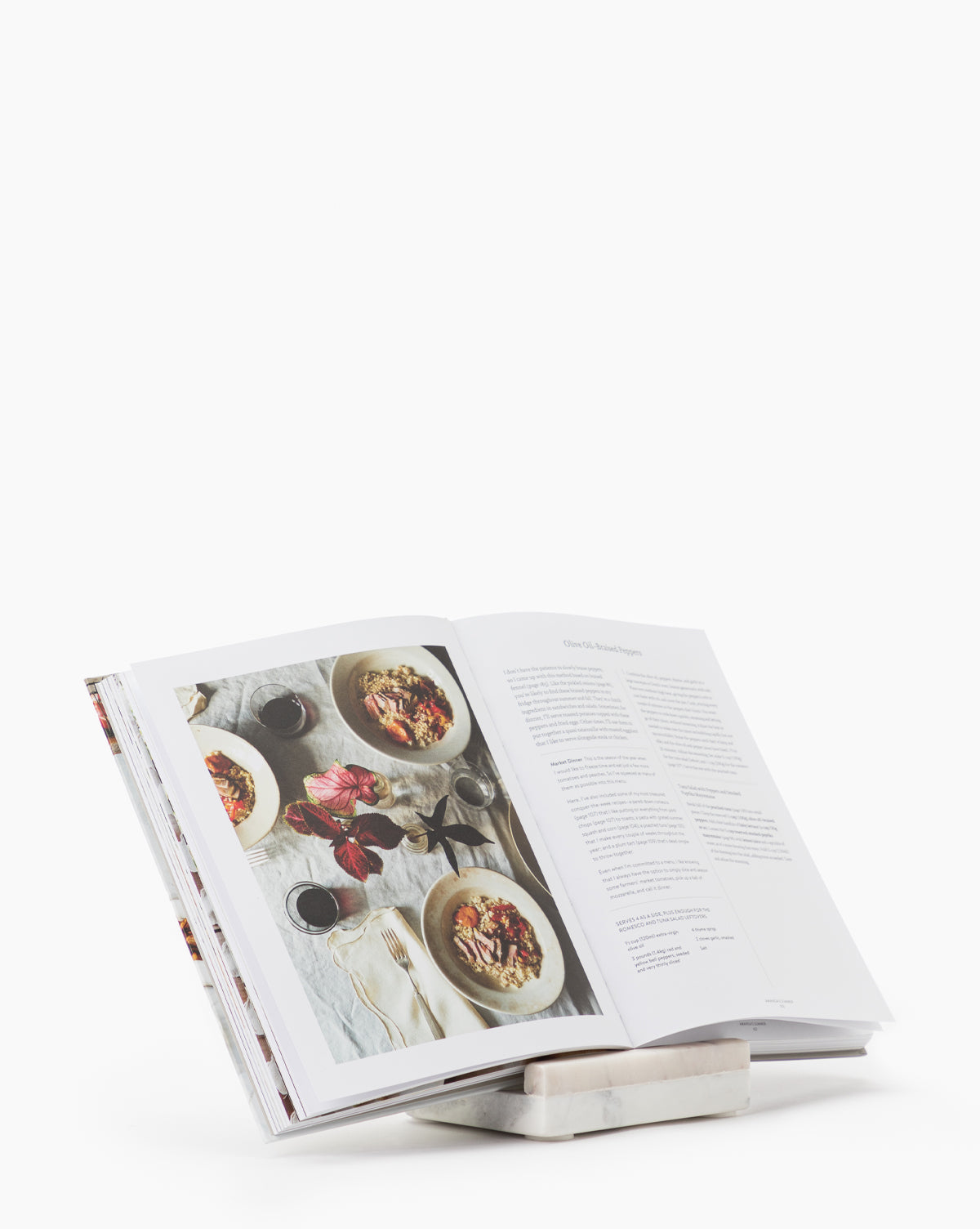 Marble Cookbook Stand