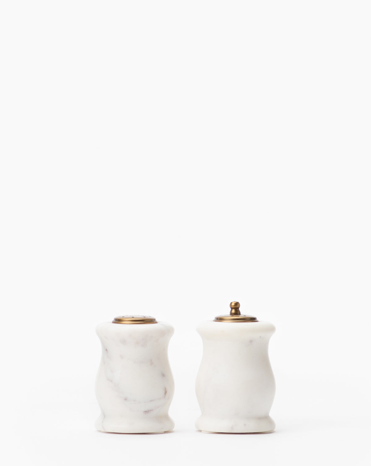 Marble Salt & Pepper Shakers (Set of 2)