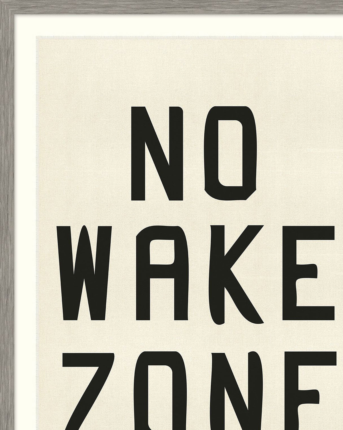 No Wake Zone