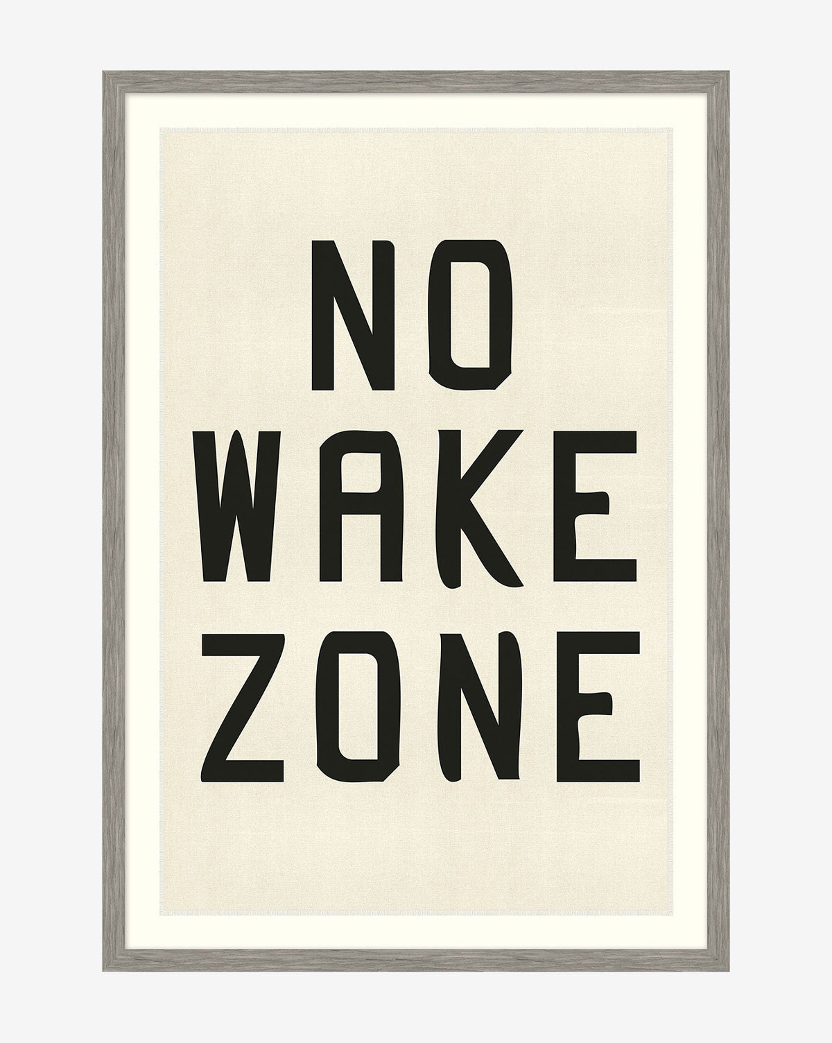 No Wake Zone