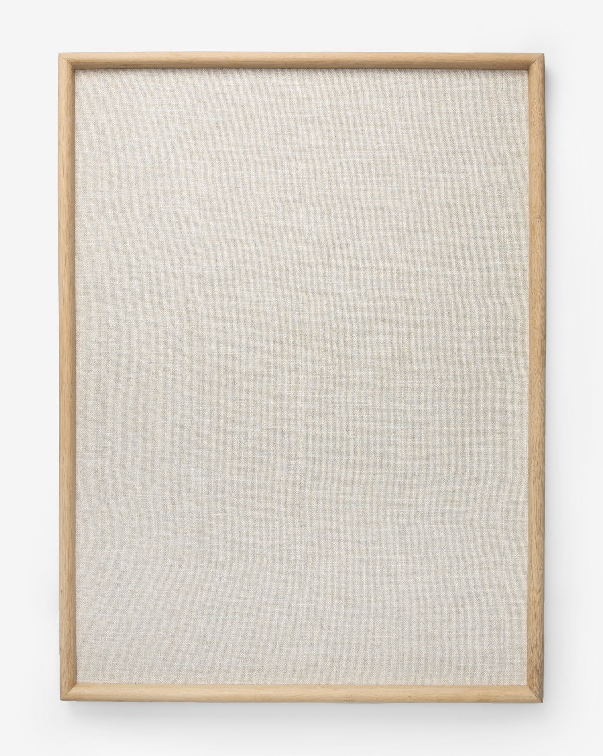 Oak & Linen Memo Board