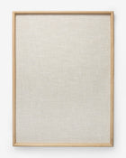 Oak & Linen Memo Board