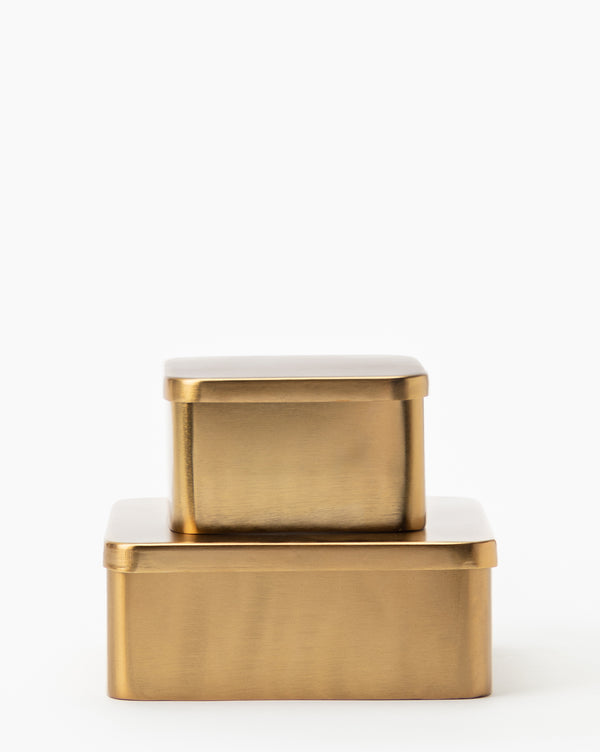 Rectangle Brass Boxes