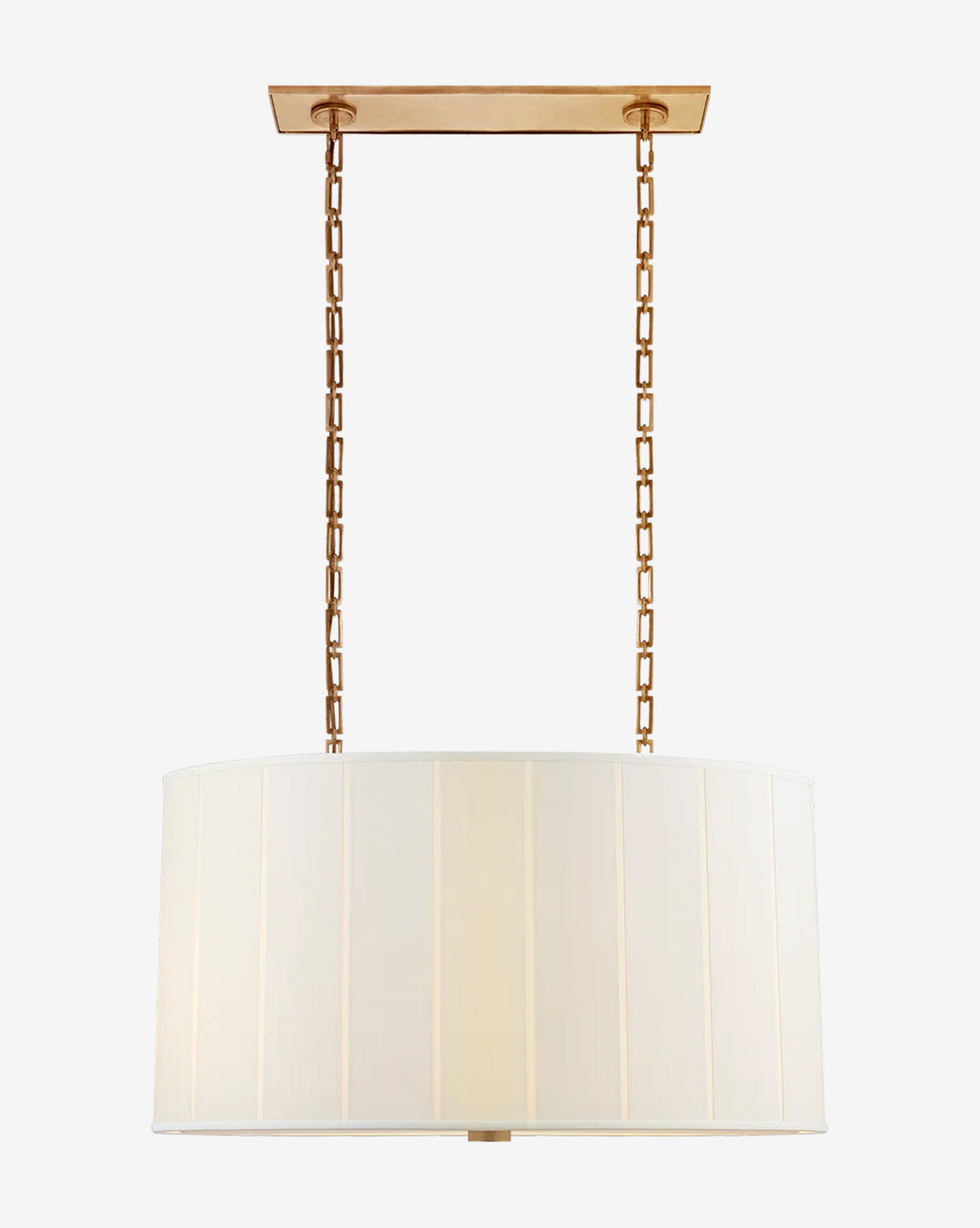 Perfect Pleat Oval Hanging Shade