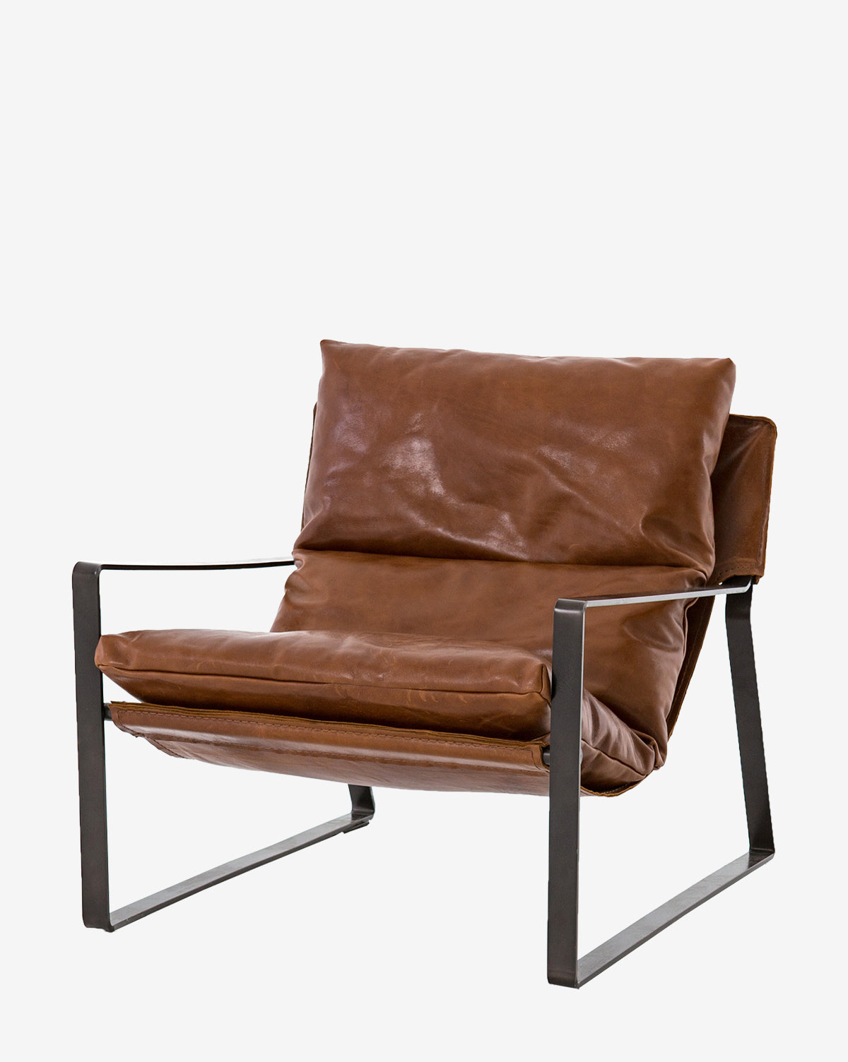 Peyton Leather Sling Chair