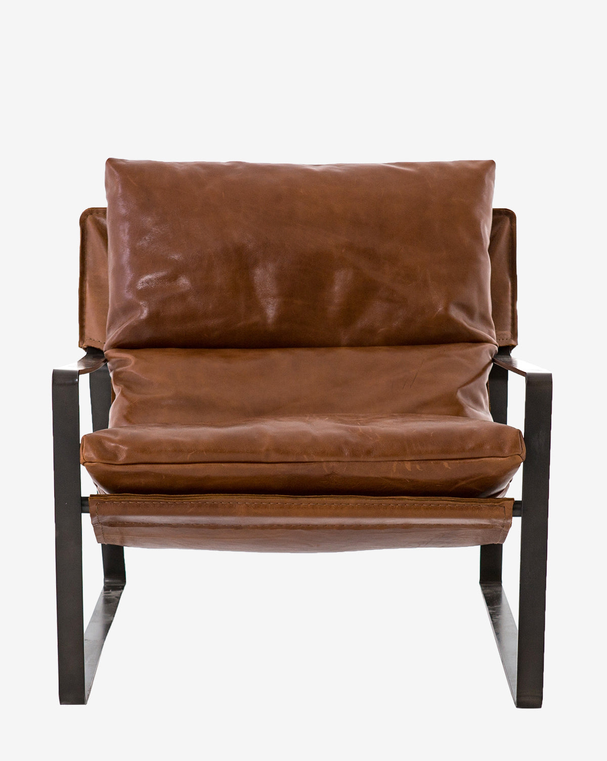 Peyton Leather Sling Chair