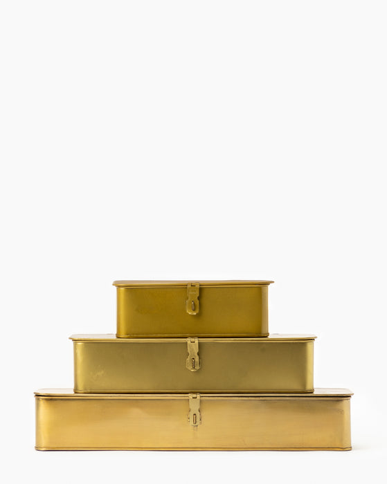 Rectangle Brass Boxes – McGee & Co.