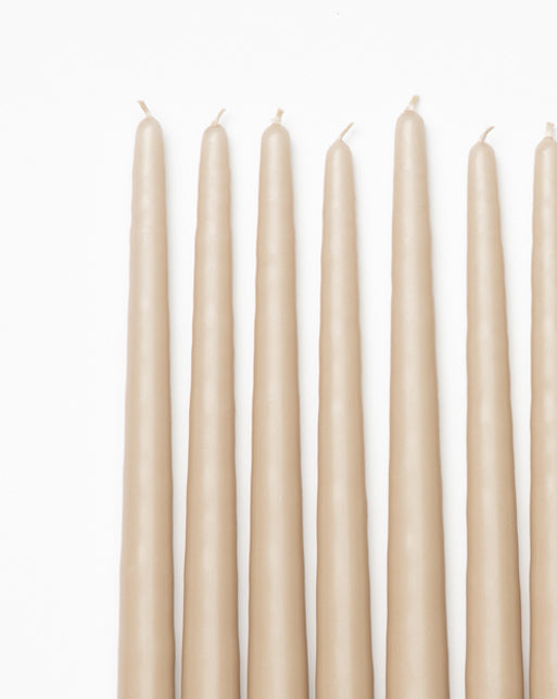 Sandstone Taper Candles (Set of 12)