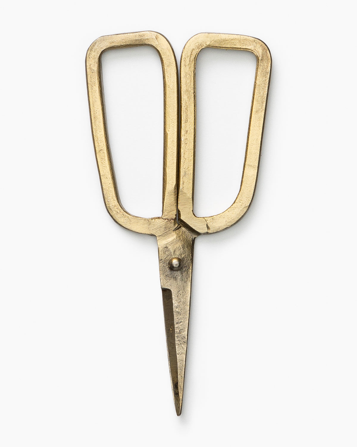 Squared Brass Scissors