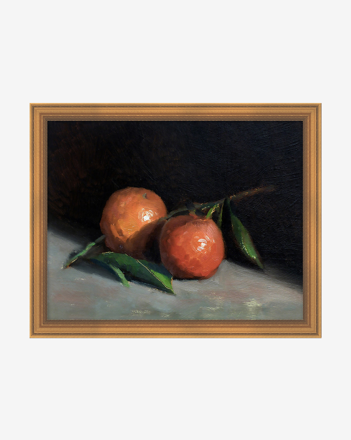 Studio McGee orange harvest fruit with gold frame 2024 art