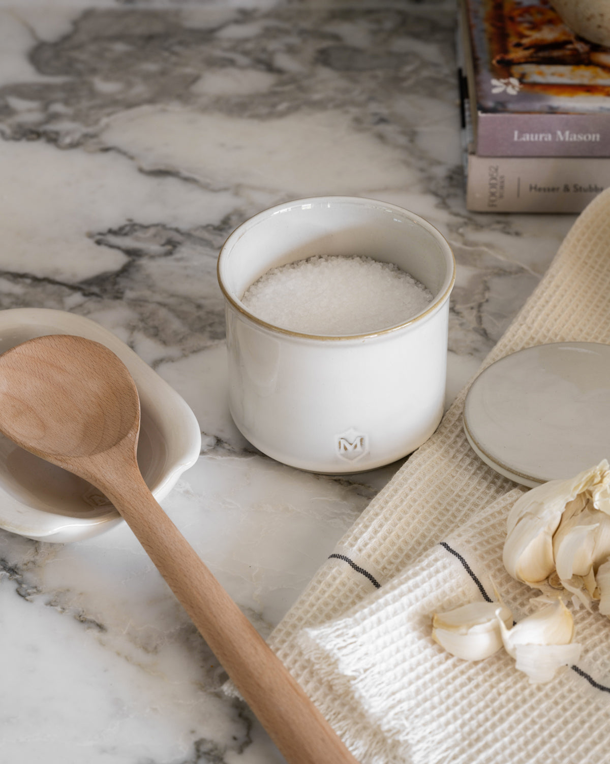 Glazed Stoneware Spoon Rest