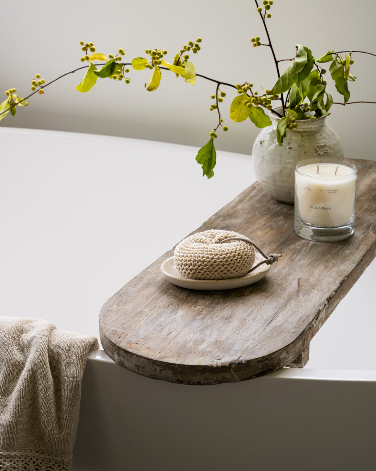 Rounded Edge Bath Caddy