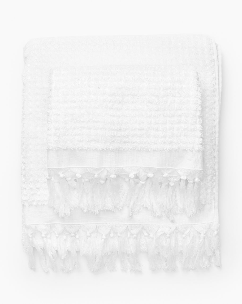 Threshold + Knotted Fringe Bath Towels™