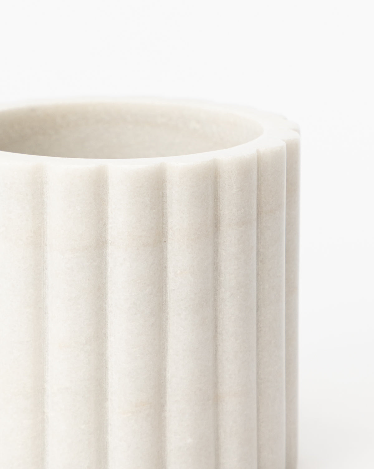 White Marble Canister