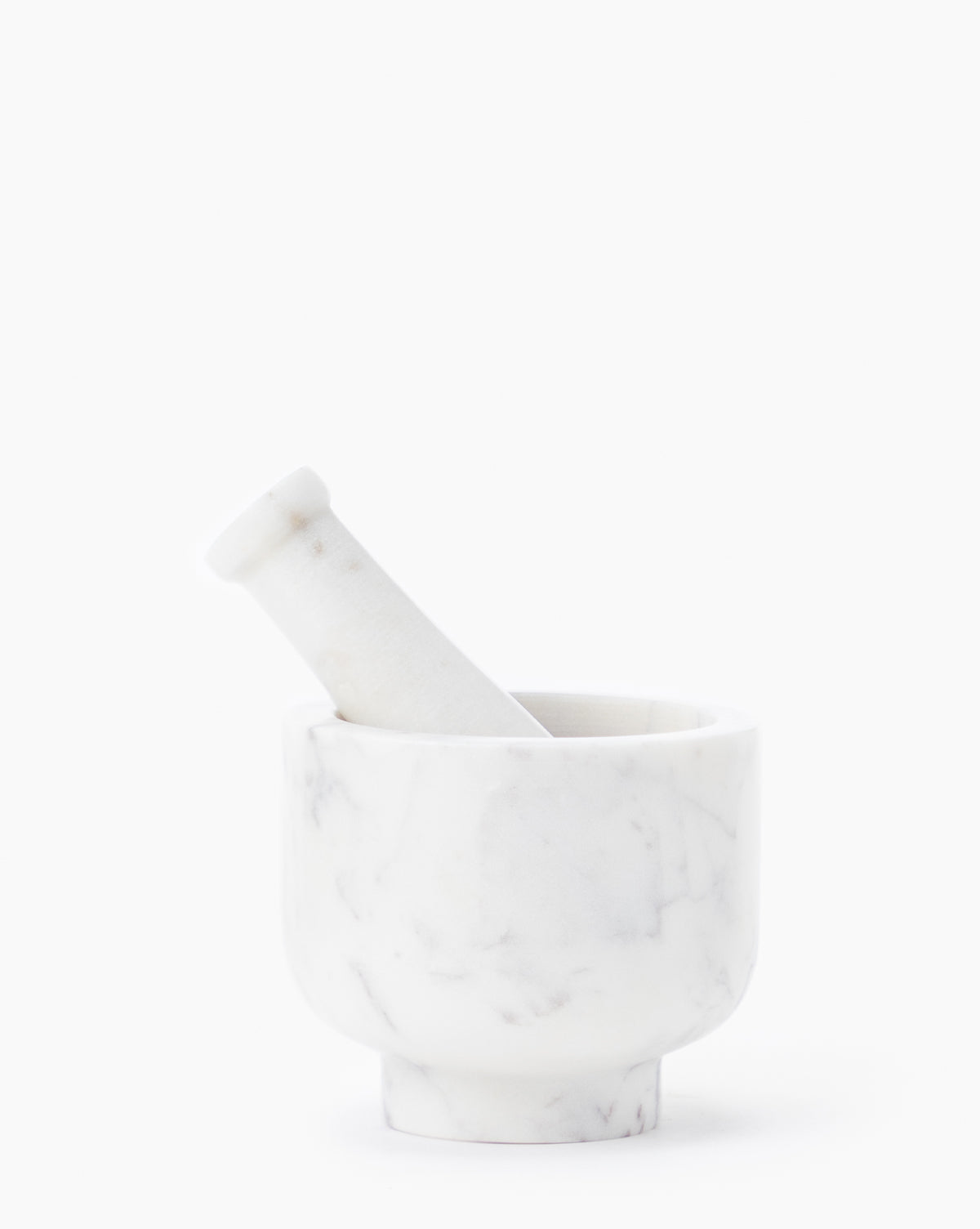 White Marble Mortar & Pestle