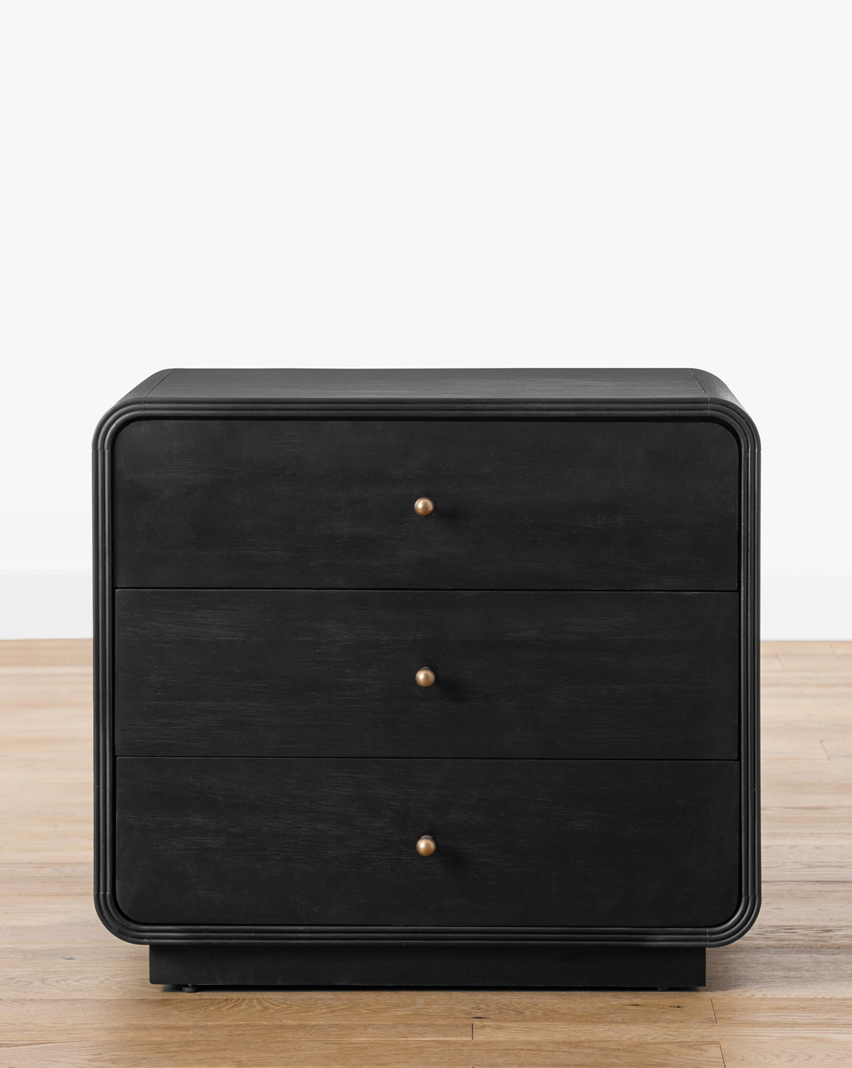 black nightstand, modern nightstand