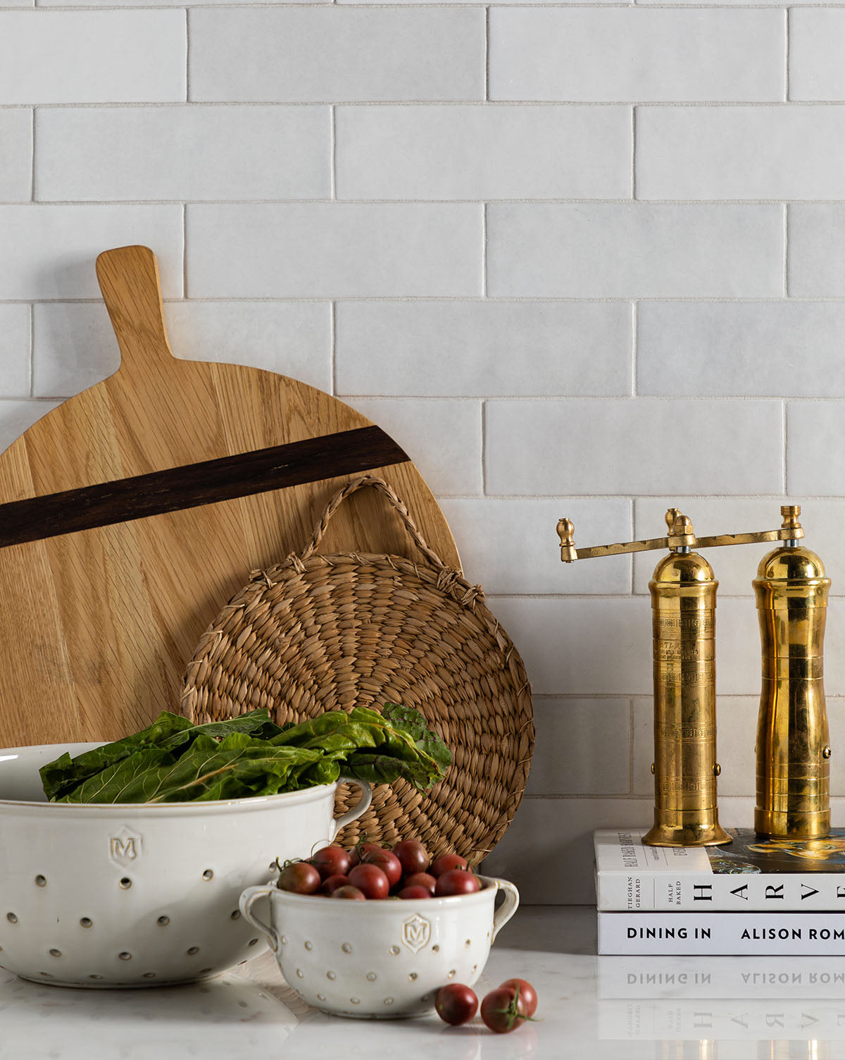 Round Oak Bread Board